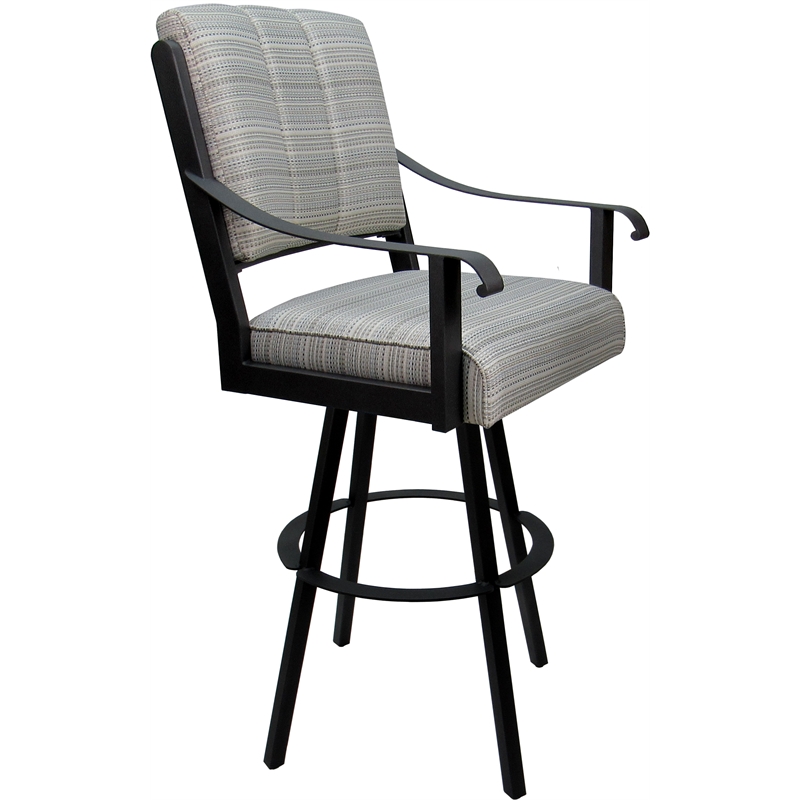 Pemberly Row Extra Tall Swivel Metal 34