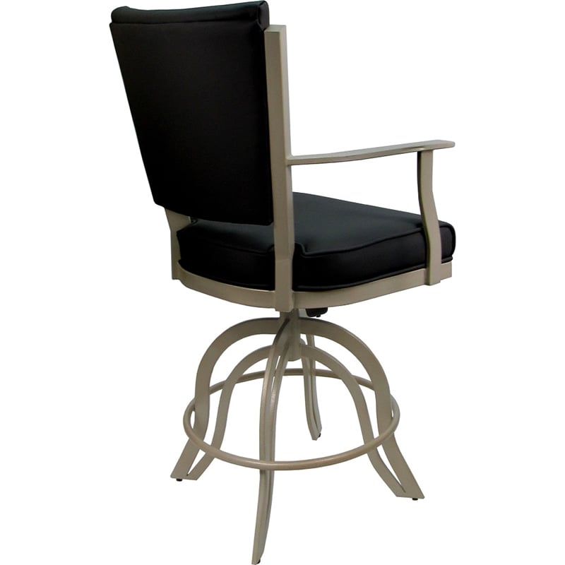 Pemberly Row Leather Swivel Metal 30