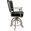 Pemberly Row Leather Swivel Metal 30
