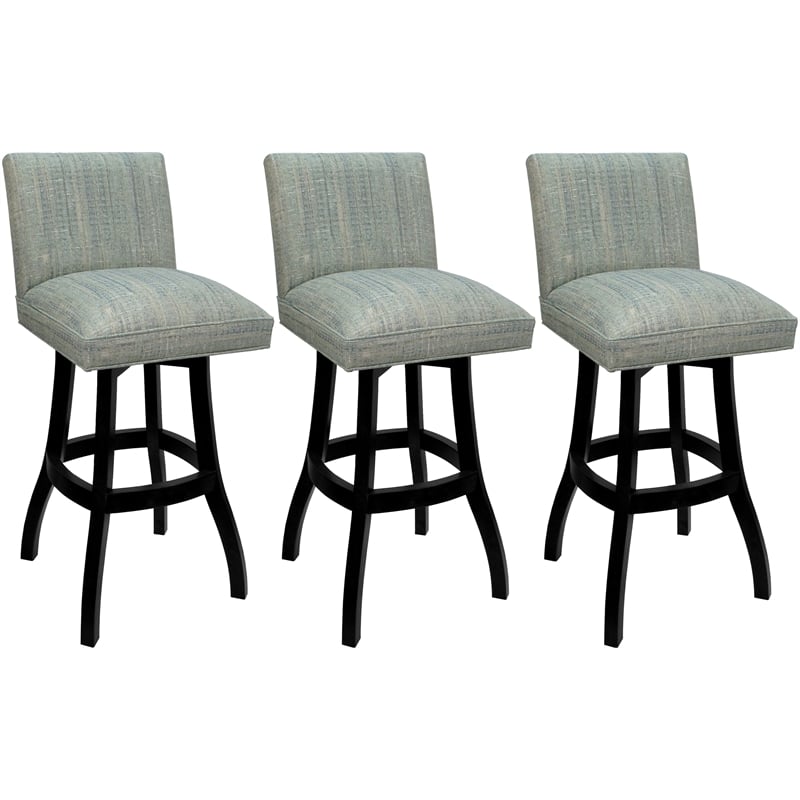 Pemberly Row Set of 3 Swivel Wood 30