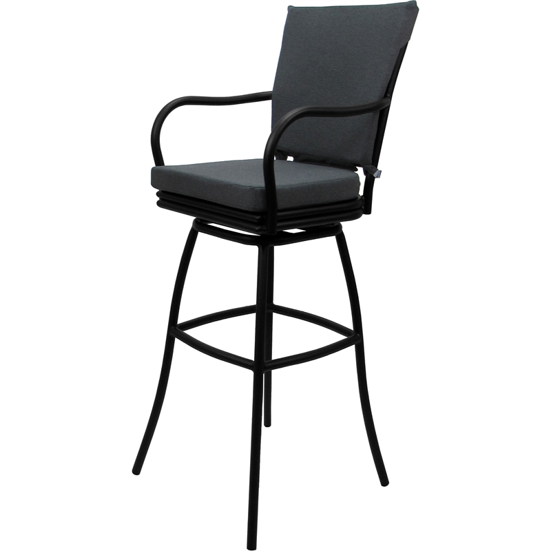 Pemberly Row Outdoor/Indoor Swivel Extra Tall 34