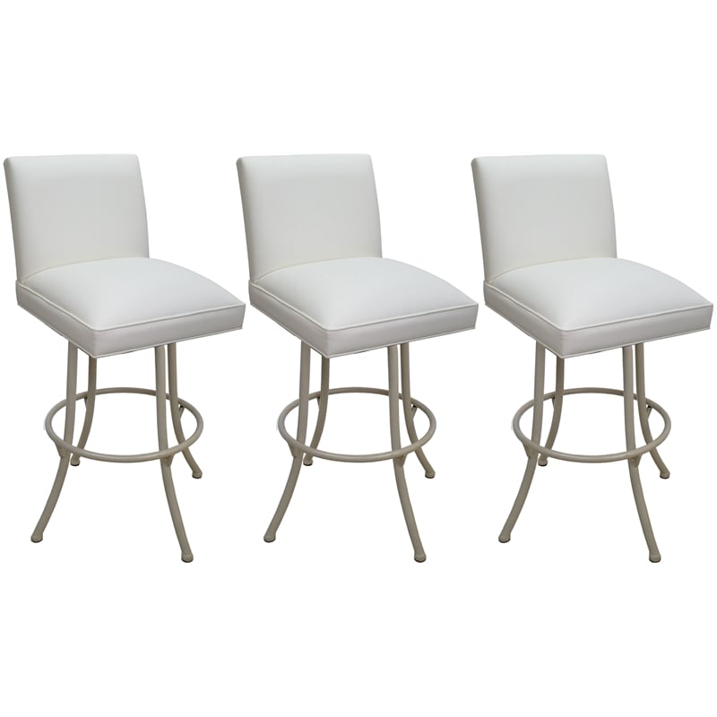Pemberly Row Set of 3 Swivel Metal 26