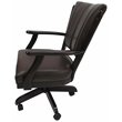 Pemberly Row Swivel Wood Dining Caster Chair in Brown & Natural Oak