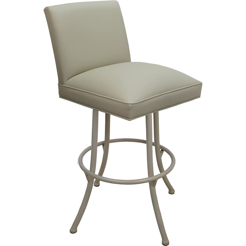 Pemberly Row Swivel Metal Extra Tall Stool 34