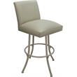 Pemberly Row Swivel Metal Extra Tall Stool 34