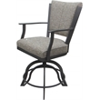 Pemberly Row Swivel Tilt Metal Counter Stool 26