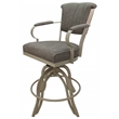 Pemberly Row Swivel Tilt Metal Counter Stool 24