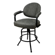 Pemberly Row Swivel Tilt Metal Bar Stool 30