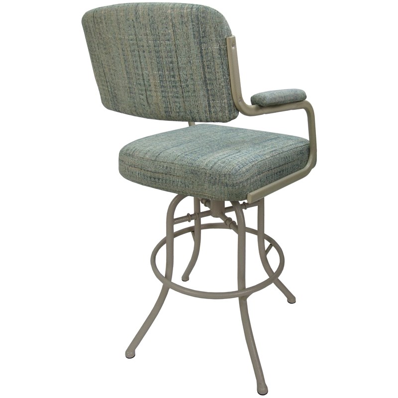 Pemberly Row Swivel Tilt Metal Bar Stool 30
