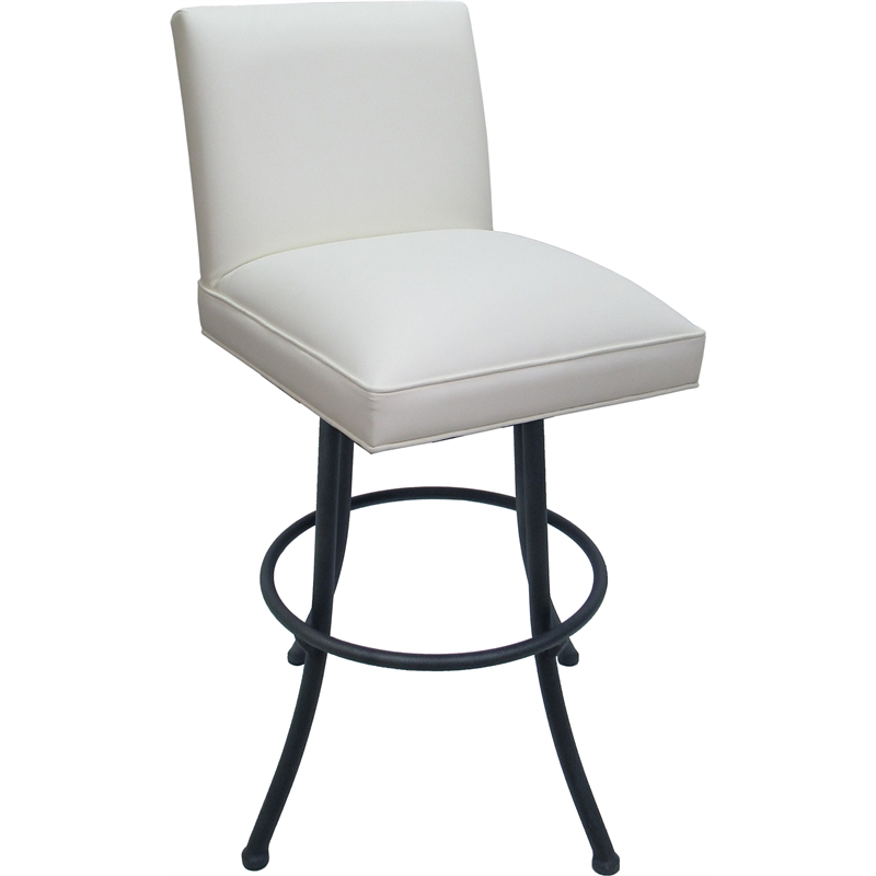 Pemberly Row Swivel Metal Bar Stool 30