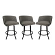 Pemberly Row Swivel Counter Metal Bar Stool 26