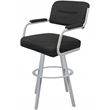 Pemberly Row Swivel Metal Extra Tall Stool 34