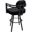 Pemberly Row Swivel Metal Extra Tall Stool 34