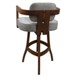 Pemberly Row Swivel Wood Bar Stool 30