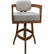 Pemberly Row Swivel Wood Bar Stool 30