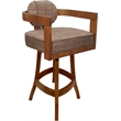 Pemberly Row Swivel Wood Counter Stool 26