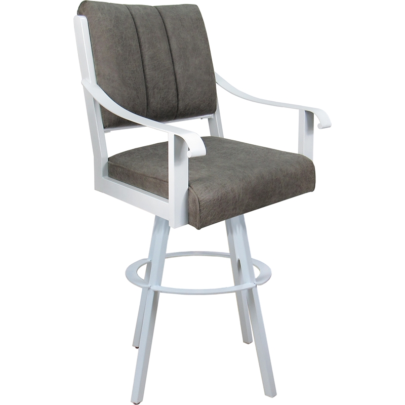 Pemberly Row Counter Bar Stool Swivel Metal 26