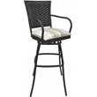 Pemberly Row Outdoor Indoor Extra Tall Swivel Stool 34