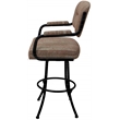 Pemberly Row Swivel Extra Tall Metal Bar Stool 34