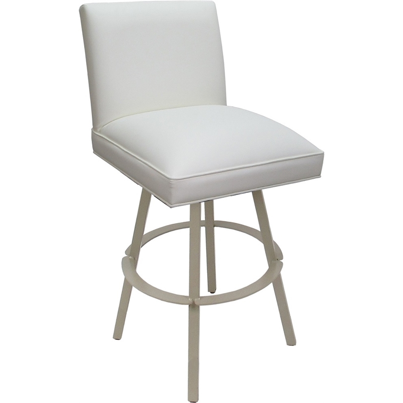 Pemberly Row Swivel Metal Extra Tall Stool 34