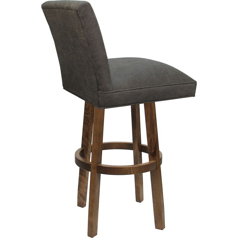 Pemberly Row Swivel Wood Extra Tall Stool 34