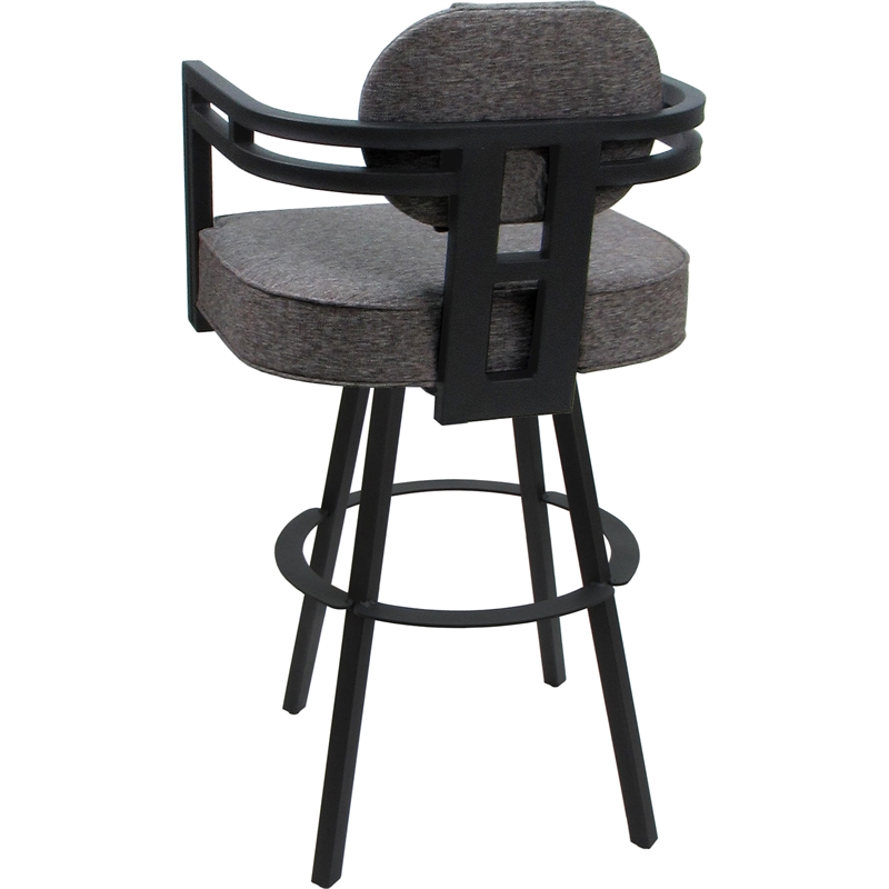 Pemberly Row Swivel Metal Extra Tall Stool 34