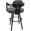 Pemberly Row Swivel Metal Extra Tall Stool 34