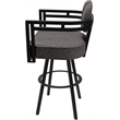 Pemberly Row Swivel Metal Extra Tall Stool 34
