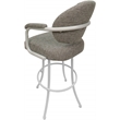 Pemberly Row Swivel Metal Bar Stool 30