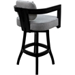 Pemberly Row Swivel Wood Extra Tall Stool 34