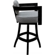 Pemberly Row Swivel Wood Extra Tall Stool 34