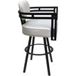 Pemberly Row Swivel Metal Bar Stool 30