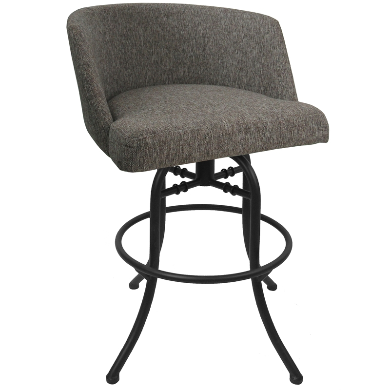 Pemberly Row Swivel Tilt Counter Metal Bar Stool 26
