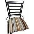 Pemberly Row Set of 3 Extra Tall Stools -Armless in Nutmeg & Black