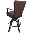 Pemberly Row Swivel Tilt Metal Counter Stool 24