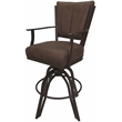 Pemberly Row Swivel Tilt Metal Counter Stool 24
