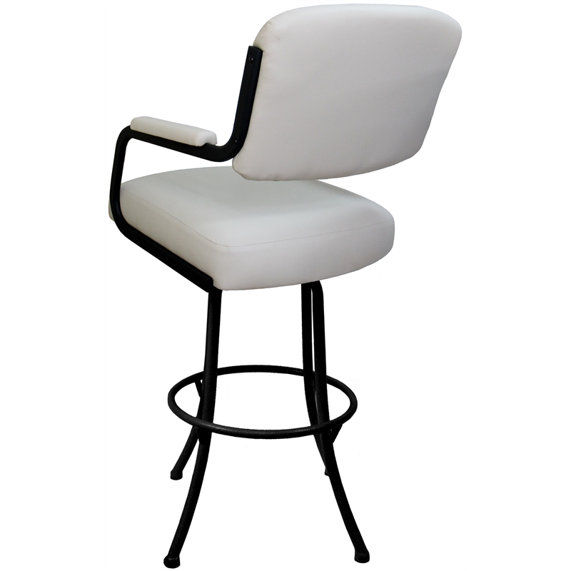 Pemberly Row Swivel Counter Metal Bar Stool 26