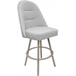 Pemberly Row Swivel Metal Extra Tall Bar Stool 34