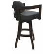 Pemberly Row Swivel Wood Bar Stool 30
