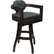 Pemberly Row Swivel Wood Bar Stool 30