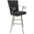 Pemberly Row Outdoor/Indoor Extra Tall Bar Stool 34