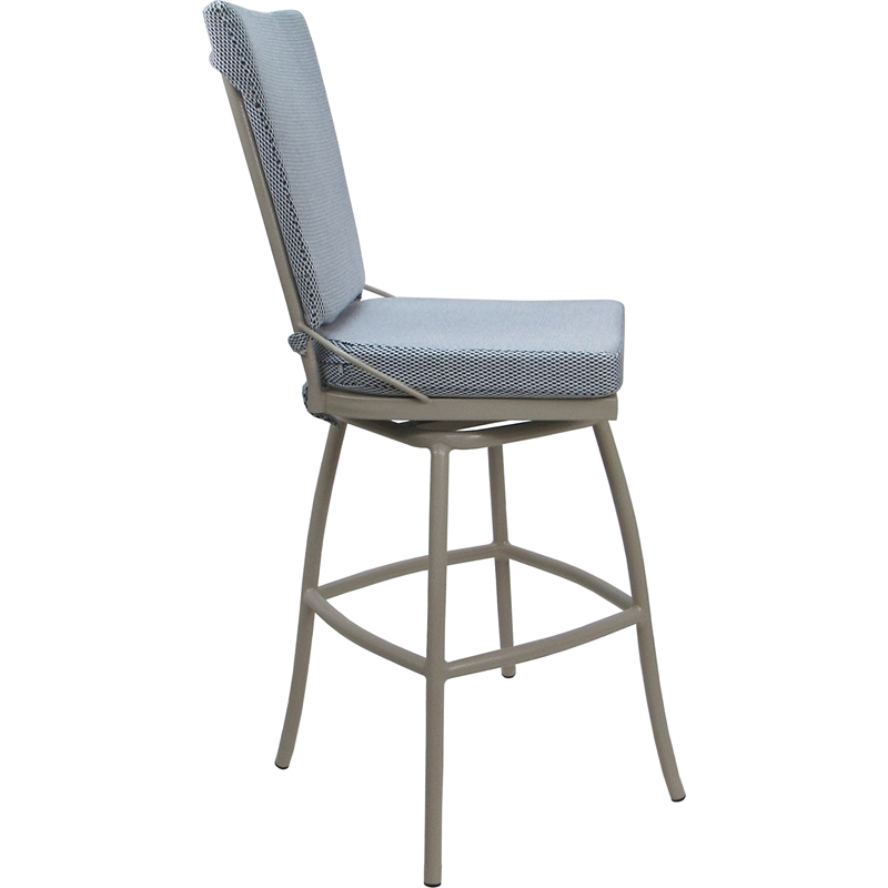 Pemberly Row Outdoor/Indoor Swivel Bar Stool 30