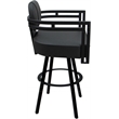 Pemberly Row Swivel Metal Counter Stool 26