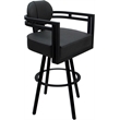 Pemberly Row Swivel Metal Counter Stool 26