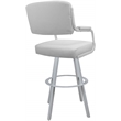 Pemberly Row Swivel Metal Bar Stool 30
