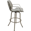 Pemberly Row Swivel Metal Bar Stool 30