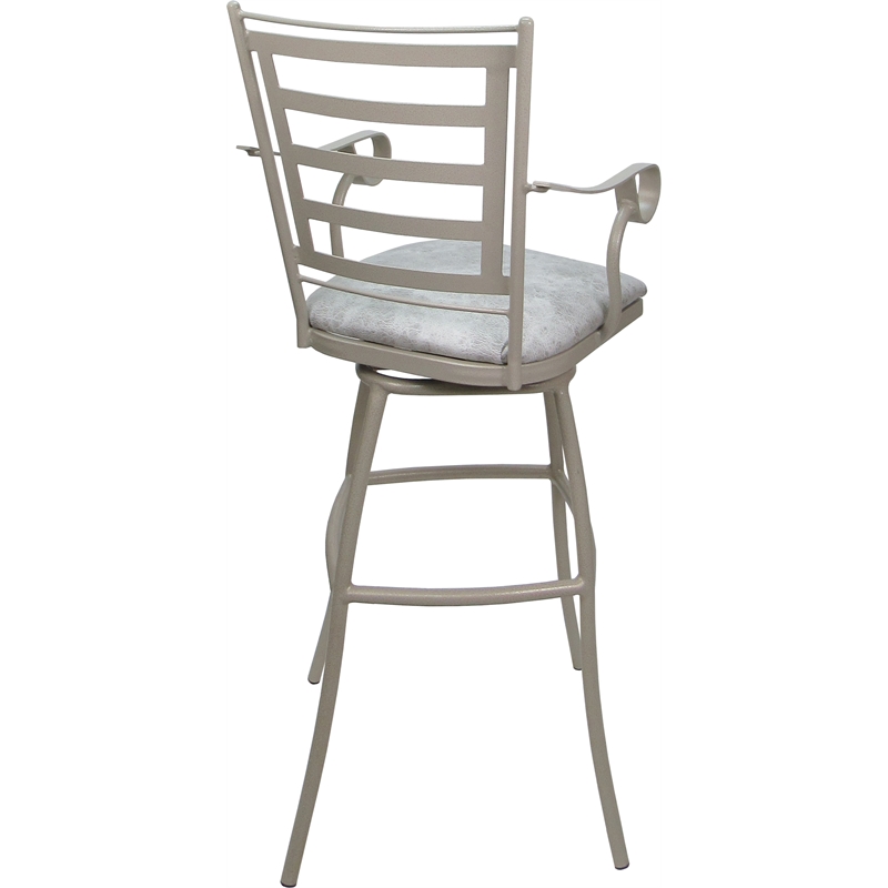 Pemberly Row Aluminum Extra Tall Stool 34