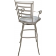 Pemberly Row Aluminum Extra Tall Stool 34