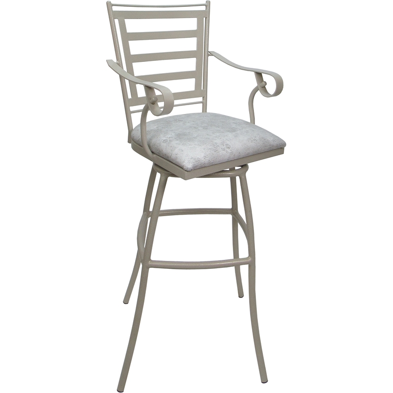 Pemberly Row Aluminum Extra Tall Stool 34