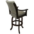 Pemberly Row Counter Solid Wood Bar Stool Melina in Beige with New Brown